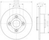 HELLA 8DD 355 111-331 Brake Disc